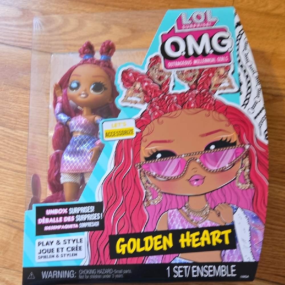 LOL Surprise OMG Golden Heart Doll Still In Box